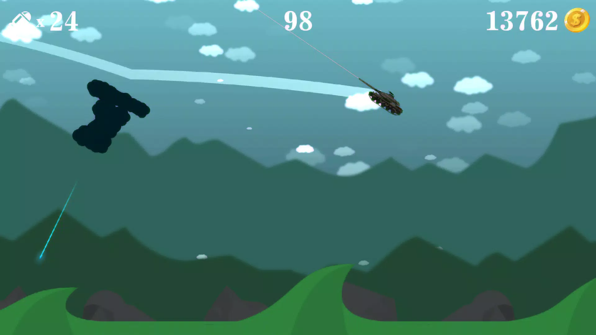 Flip the tank blast shot Captura de tela 1