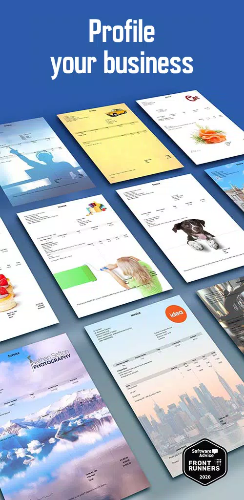 請求書と見積書のアプリ スクリーンショット 1