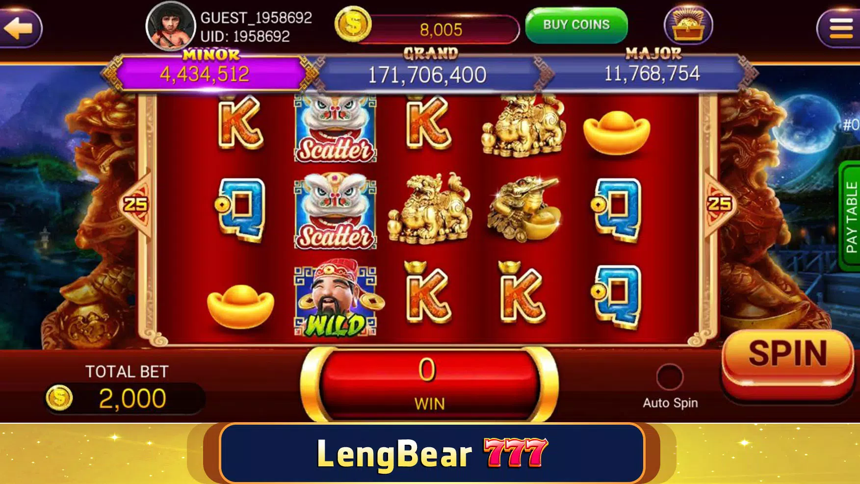 LengBear 777 - Khmer Games Zrzut ekranu 0