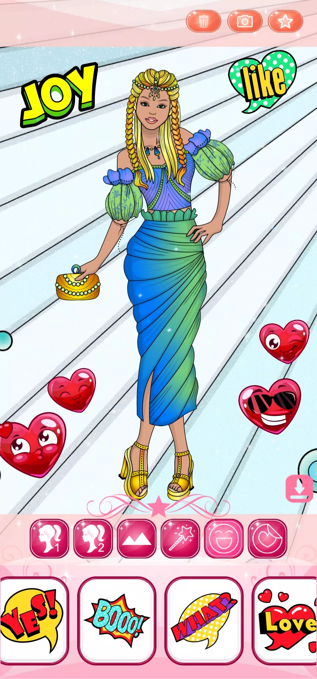 Dress Up Games & Coloring Book 스크린샷 2