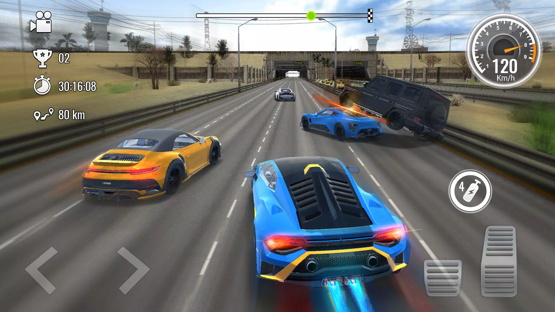 Traffic Car Driving Game Schermafbeelding 1