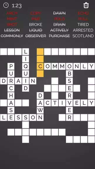 Crossword : Word Fill Captura de tela 1