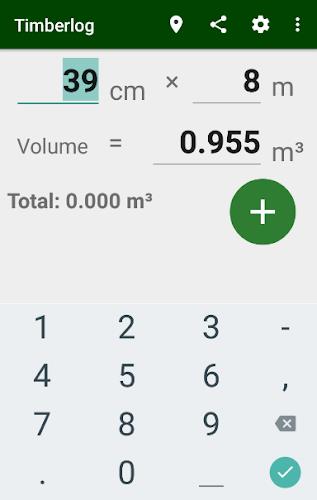 Schermata Timberlog - Timber calculator 0