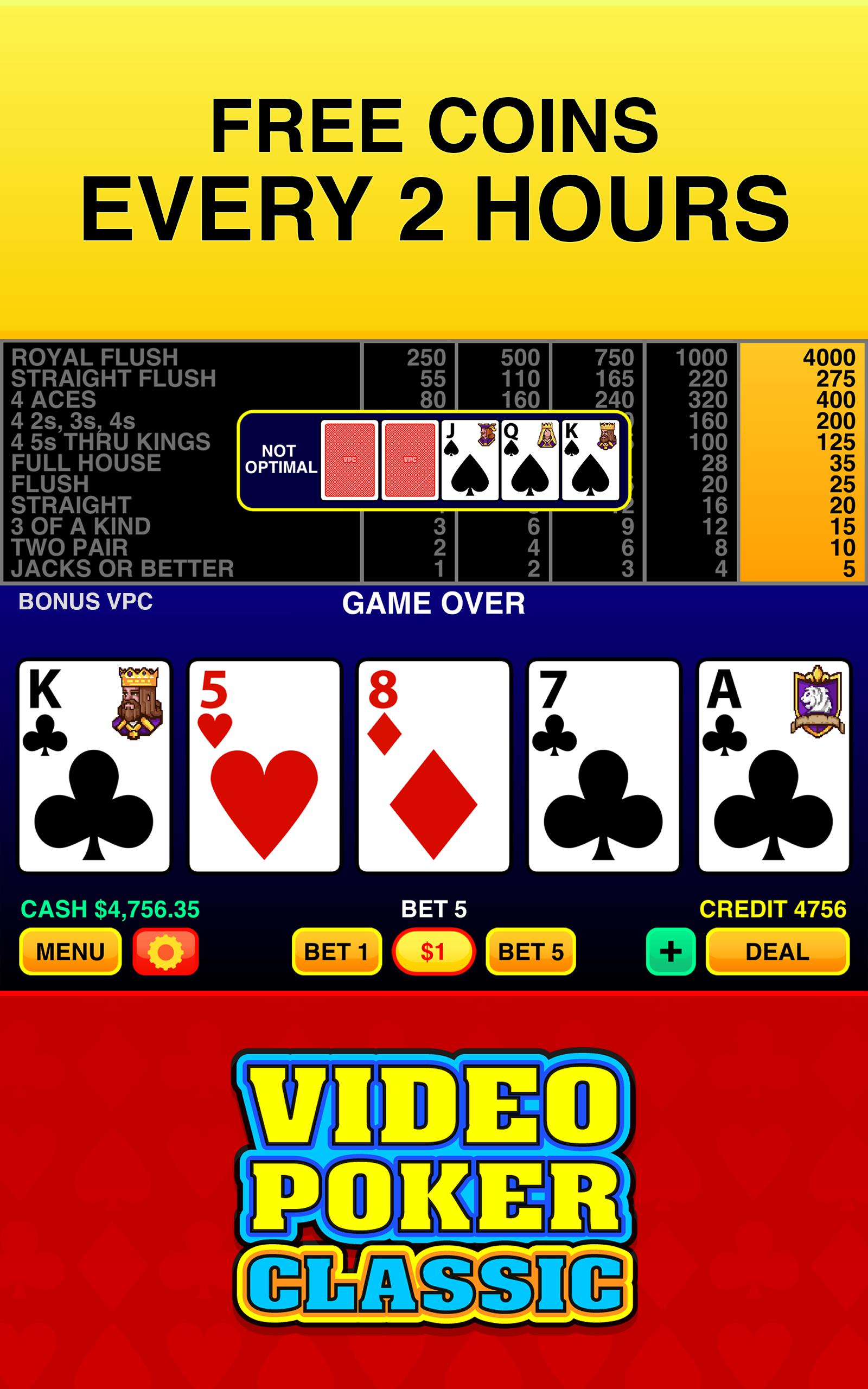 Video Poker Classic ® Captura de pantalla 3