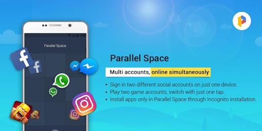 Parallel Space - app cloning स्क्रीनशॉट 0