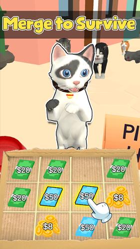 Cat Life: Merge Money Capture d'écran 3