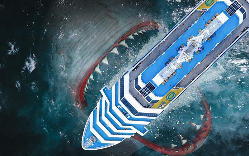 Megalodon shark fish eater スクリーンショット 1