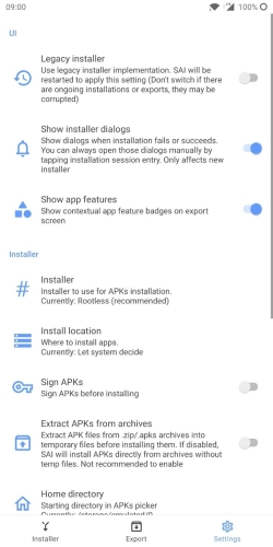 Split APKs Installer (SAI) स्क्रीनशॉट 1