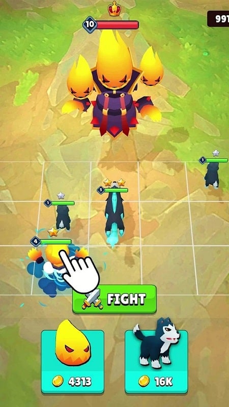Merge Battle Tactics Schermafbeelding 1