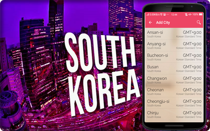 South Korea time Скриншот 1