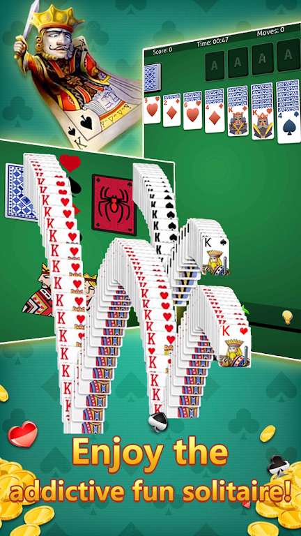 klondike solitaire :card shark स्क्रीनशॉट 2