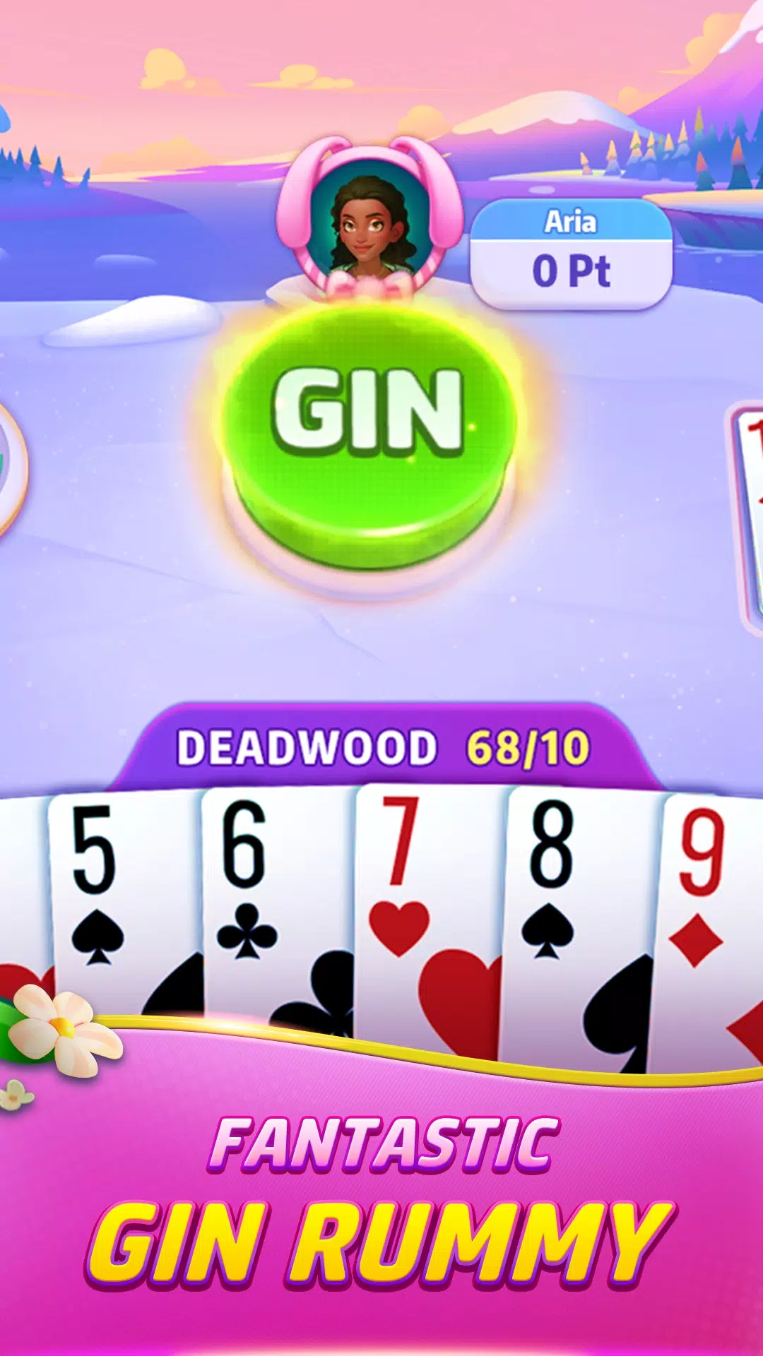 Gin Rummy Frenzy ภาพหน้าจอ 3