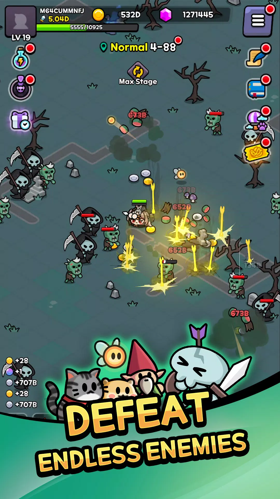Grow Demon Slimes : Idle RPG Скриншот 1