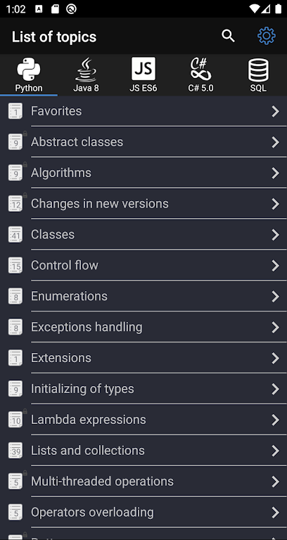 Code Recipes Zrzut ekranu 0