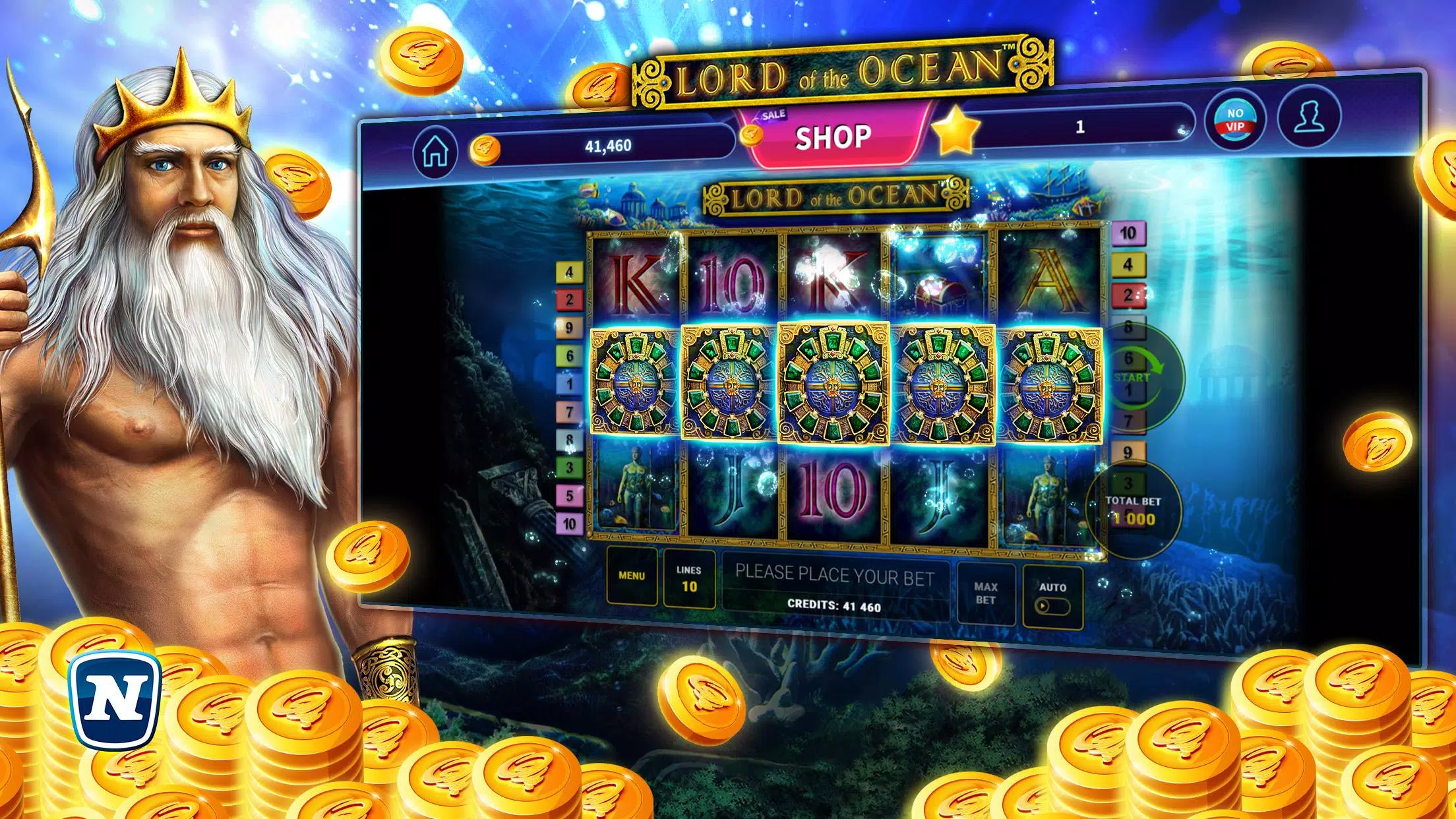 Lord of the Ocean™ Slot Ảnh chụp màn hình 2