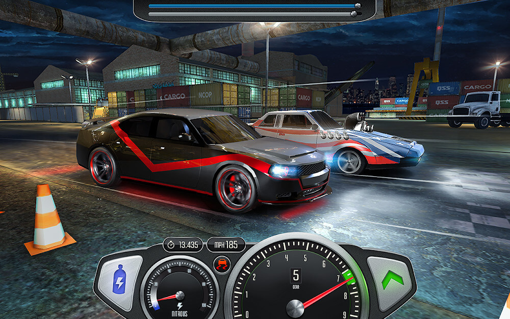 Top Speed: Drag & Fast Racing Mod Capture d'écran 0