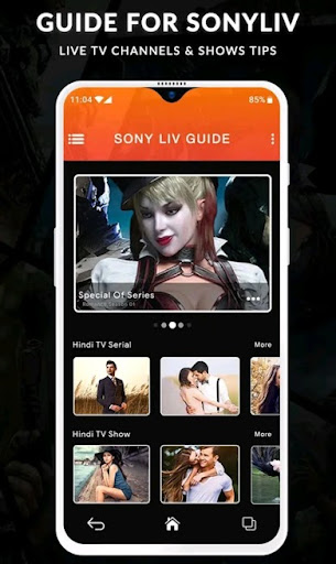 SonyLiv - Live TV Shows, Cricket & Movies Guide应用截图第1张