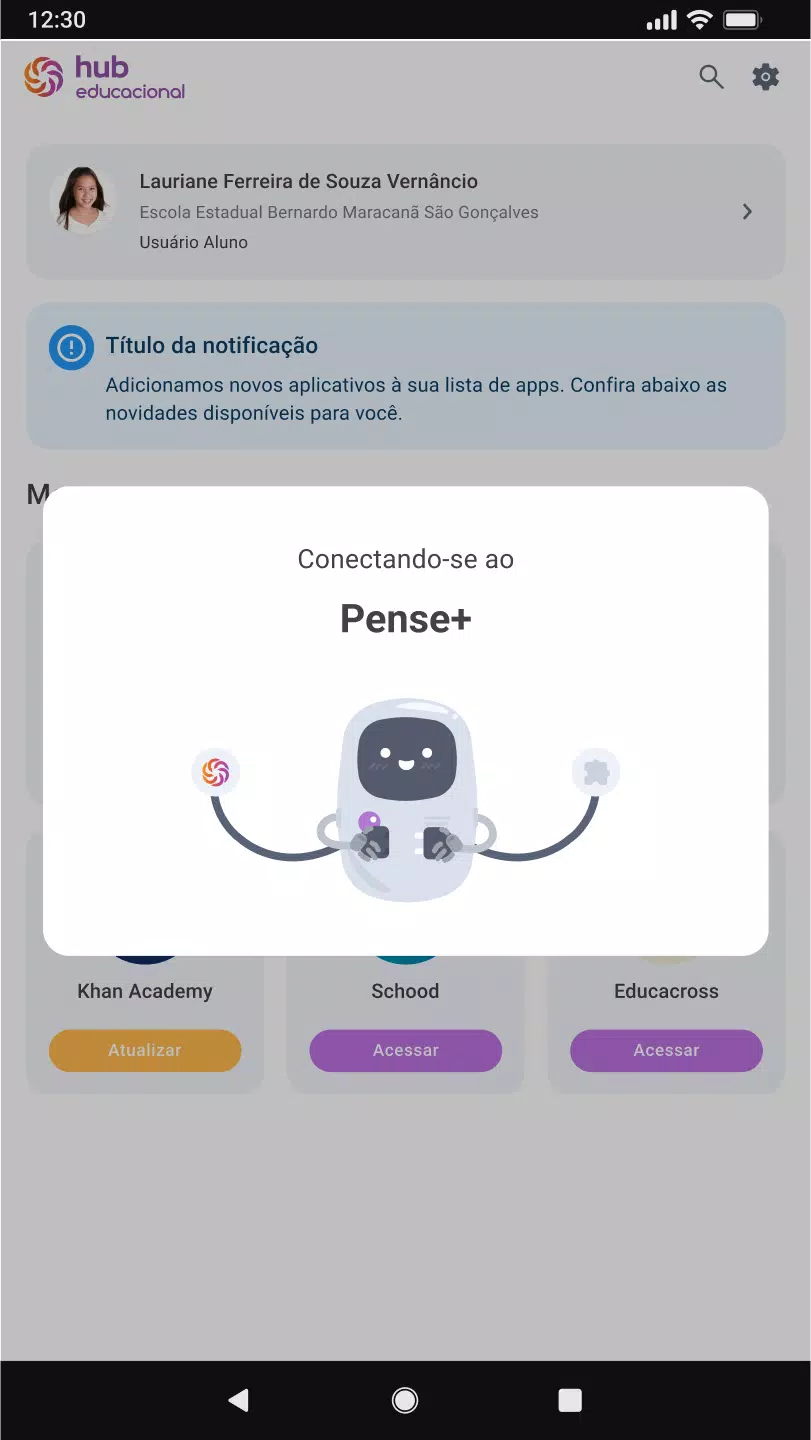 Hub Educacional Tangkapan skrin 3
