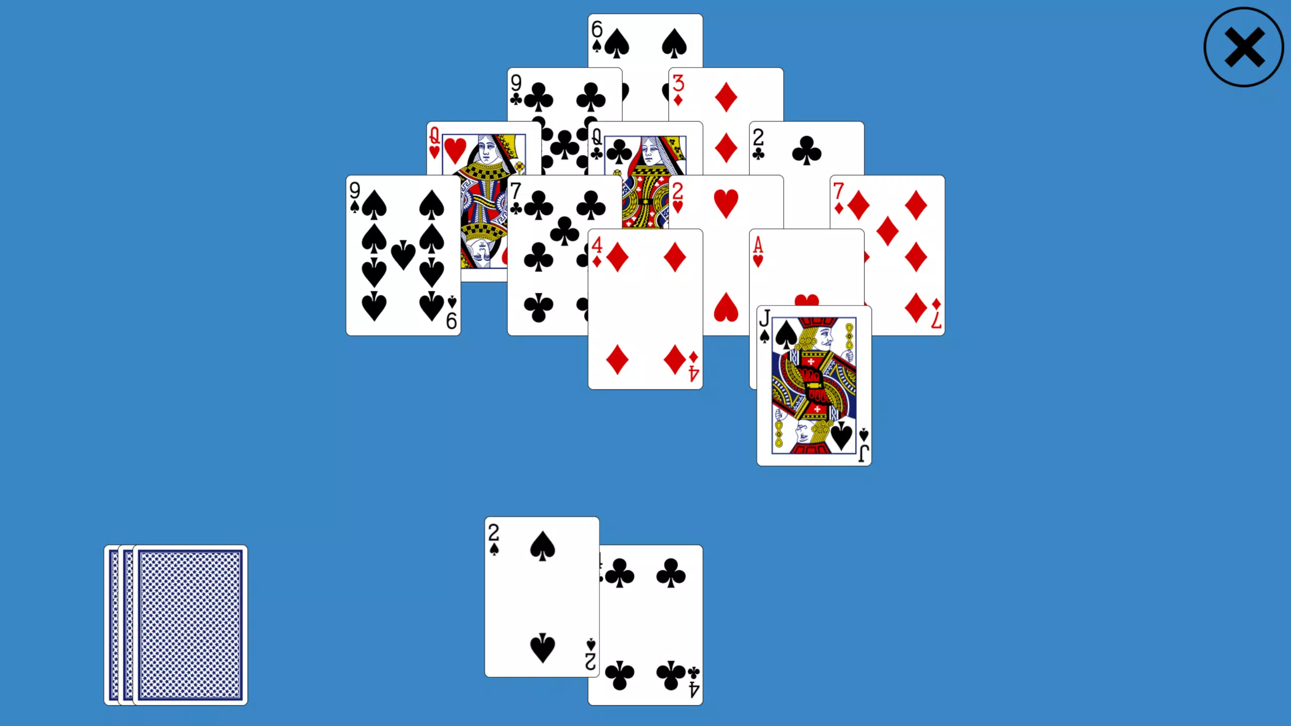 Classic Pyramid Solitaire Capture d'écran 2