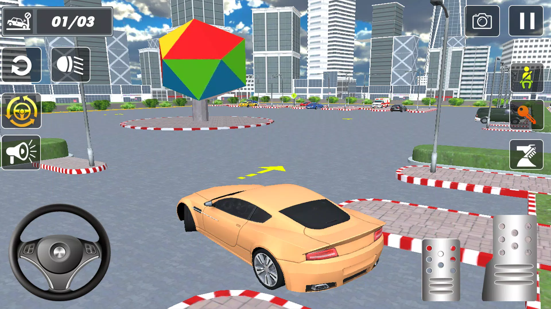 Car Parking 3D Simulation Game Schermafbeelding 1