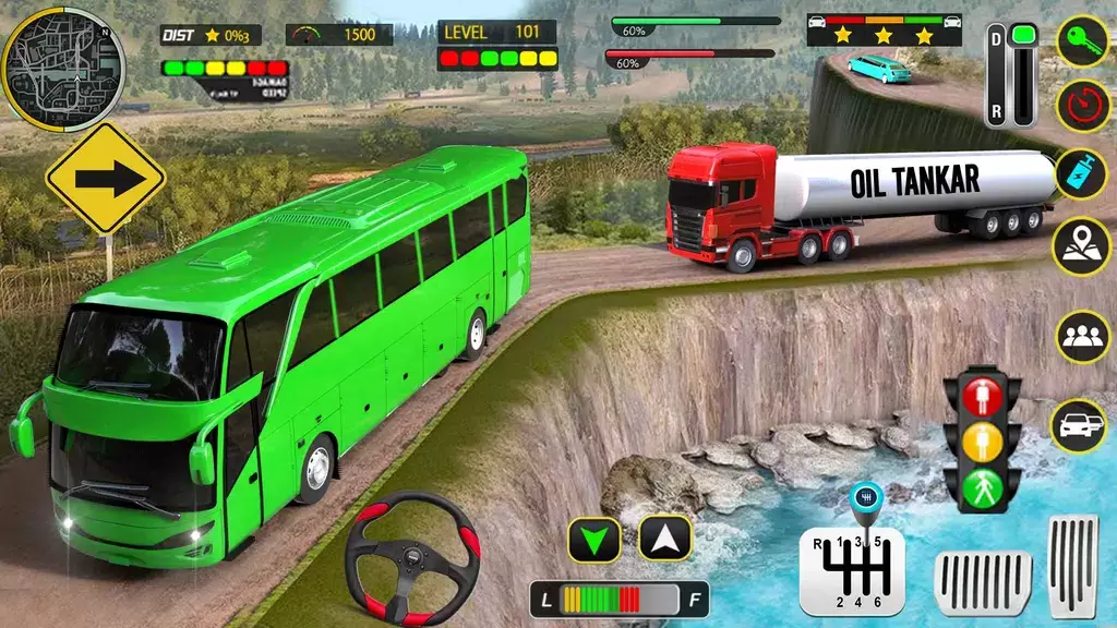 Coach Bus 3D Driving Games Captura de tela 3