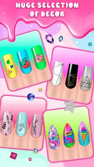 Schermata Girls Nail Salon Game:Nail Art 1