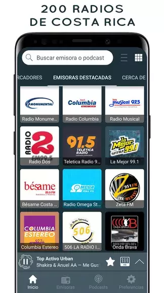 Radios de Costa Rica Online স্ক্রিনশট 0