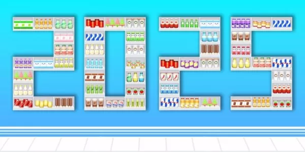 Mengalami keseronokan rak-stok dengan supermarket jenis 3D