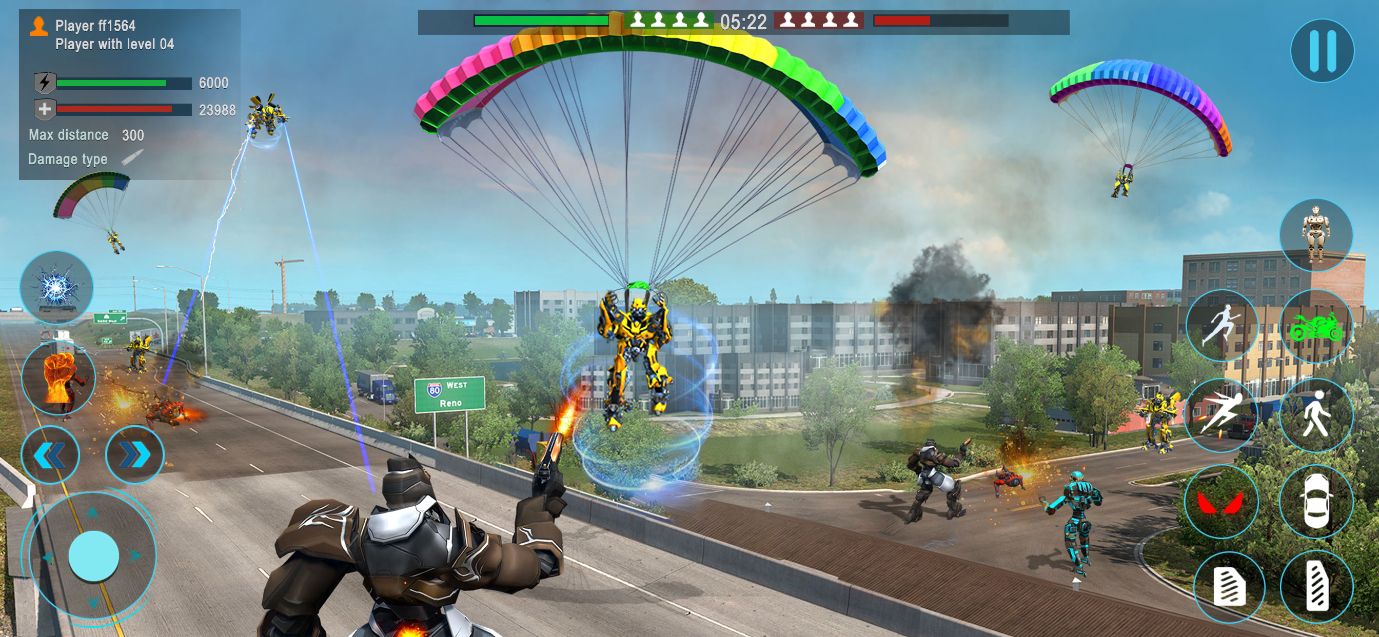 Bike Robot Transformation Game Screenshot 2