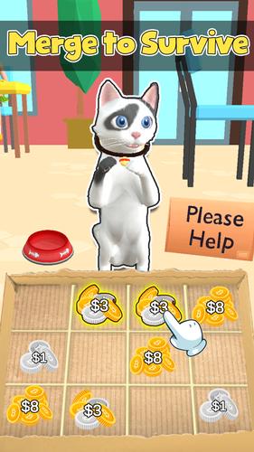 Cat Life: Merge Money Capture d'écran 2