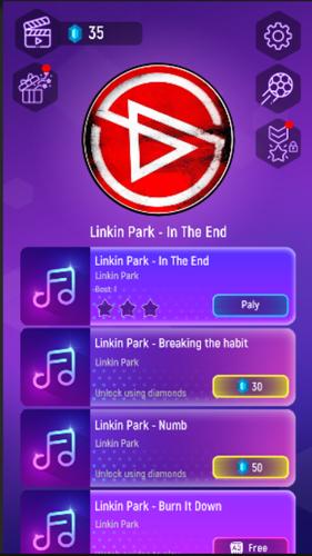 Linkin Park Tiles Rush -  Hop 스크린샷 1