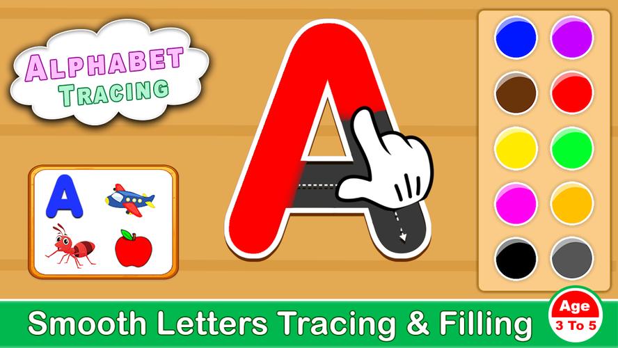 ABCD Kids - Tracing & Phonics Captura de tela 0