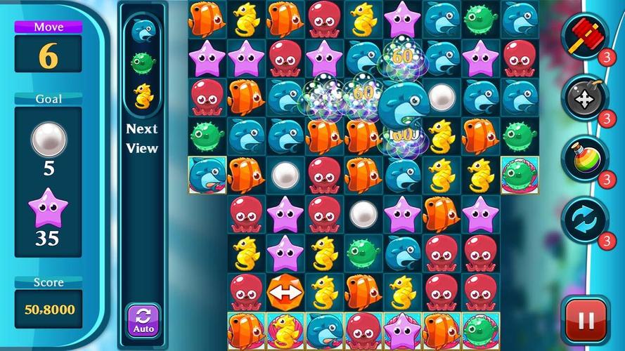 Ocean Match Puzzle Скриншот 1