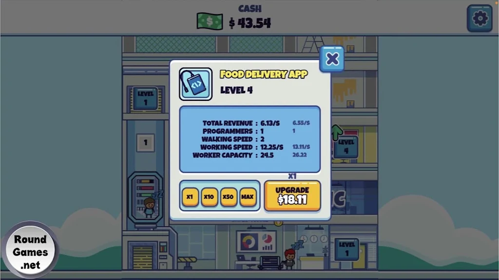 Idle Startup Tycoon Schermafbeelding 2