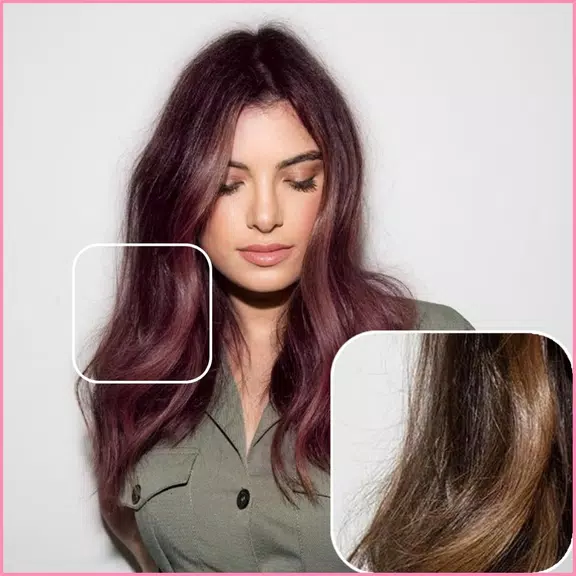Hair Color Changer - Hair Dye Tangkapan skrin 2