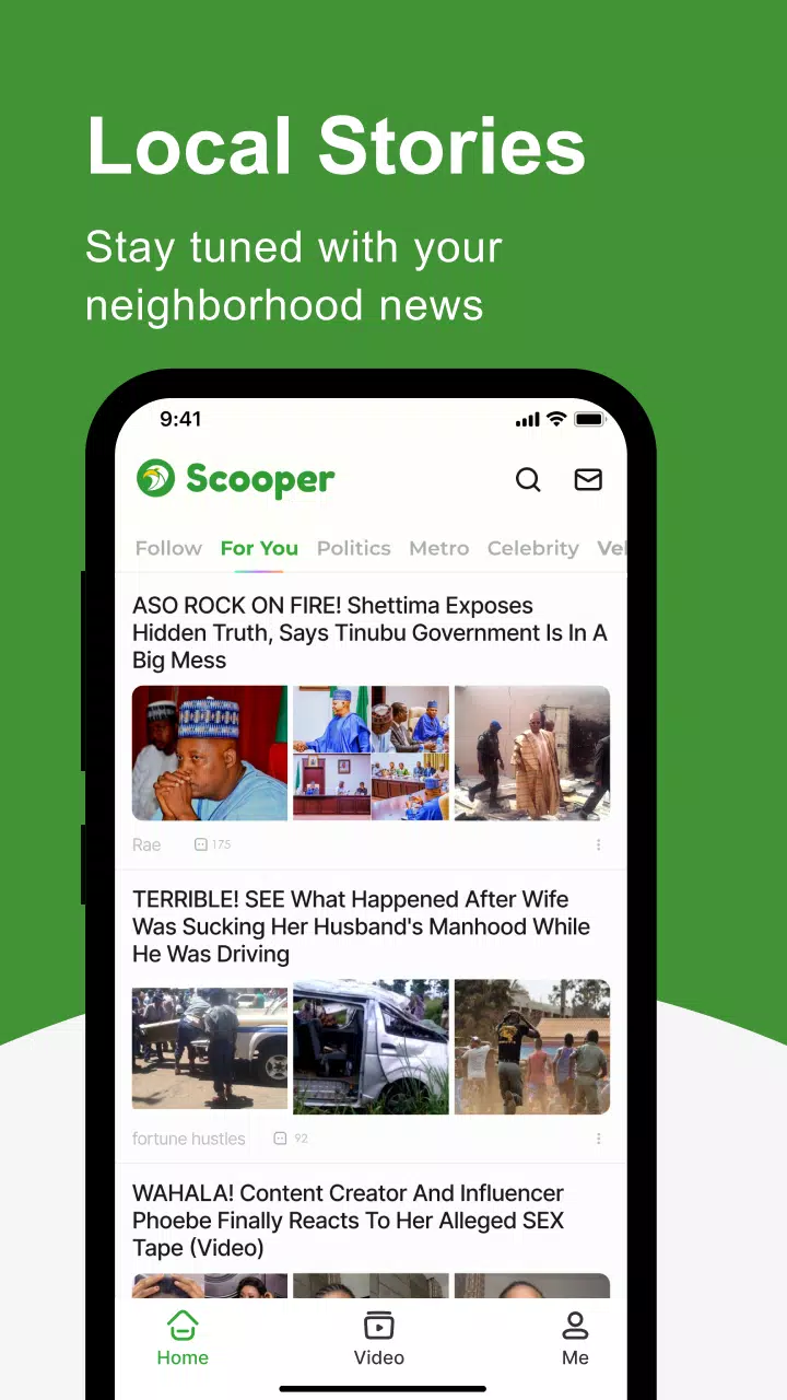 Scooper News ภาพหน้าจอ 0