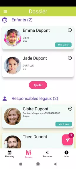 eTicket Famille Capture d'écran 2