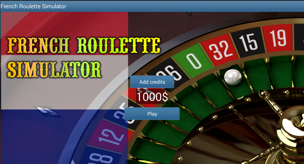 French Roulette Simulator Screenshot 0