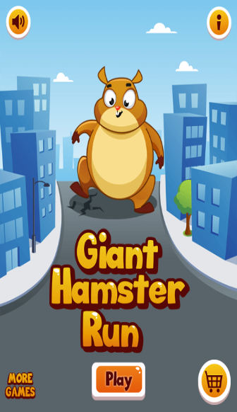 Giant Hamster Run ဖန်သားပြင်ဓာတ်ပုံ 1