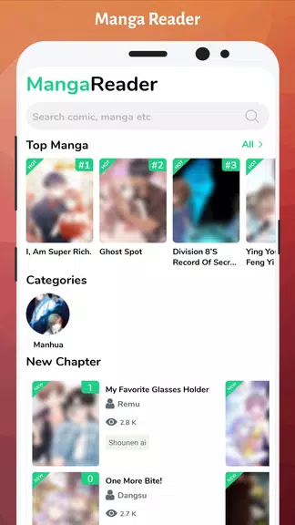 Schermata Manga Reader- Best Free Manga Online & Offline 3