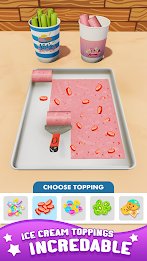 Ice Cream Roll: Dessert Games Ekran Görüntüsü 0