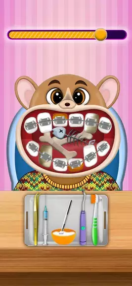 Hippo’s Doctor : Dentist Games Tangkapan skrin 0