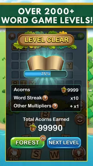 Word Forest: Word Games Puzzle 스크린샷 1