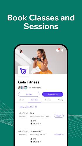 Schermata Fit by Wix: Book, manage, pay 3