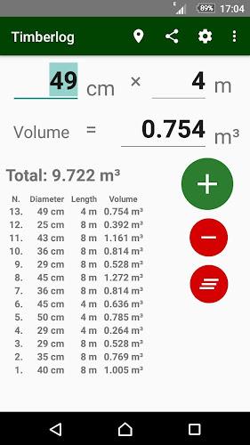 Timberlog - Timber calculator 스크린샷 2