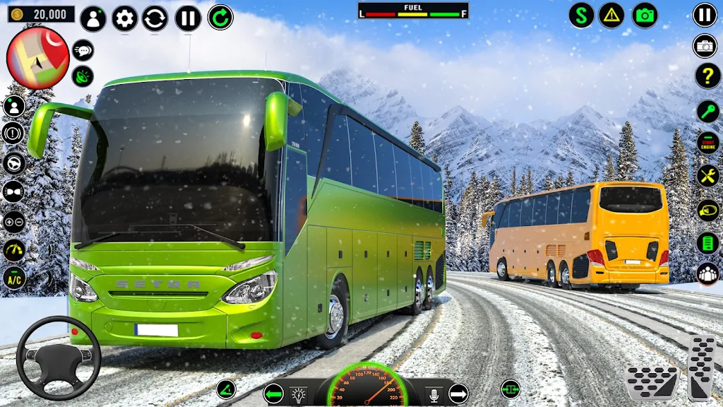 US Luxury Bus Driving Game 3D Screenshot 2