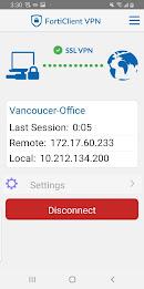 FortiClient VPN スクリーンショット 2