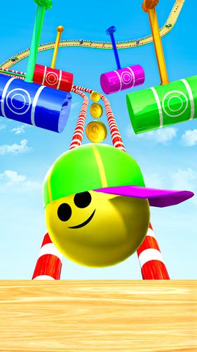 3D Sky Rolling Going Ball Game Captura de pantalla 2