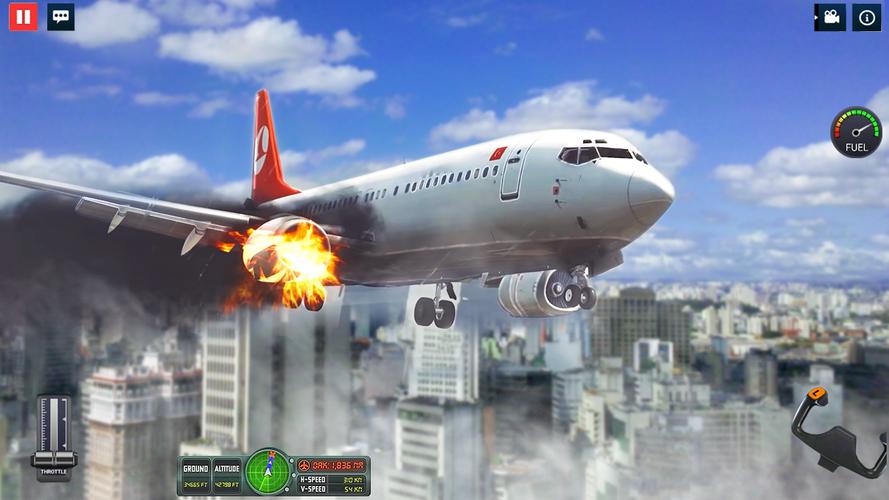 Airbus Simulator Airplane Game Скриншот 2