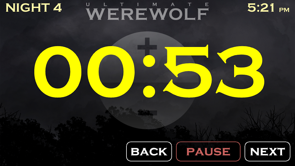 Ultimate Werewolf Timer ဖန်သားပြင်ဓာတ်ပုံ 2